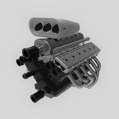 V12-Engine.57a.jpg 3D file V12 Engine・Model to download and 3D print