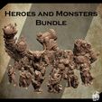 3d-printable-miniature-2.jpg Apoya el paquete de héroes y monstruos gratis