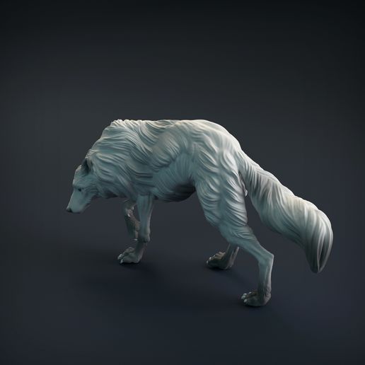 Wolf_3.jpg 3D-Datei Wolf・Design für 3D-Drucker zum herunterladen, AnimalDenMiniatures