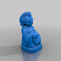 Chucky-Buddha-With-Knife.png Free STL file Chucky Buddha (Movies / TV Collection)・3D print model to download, ToaKamate