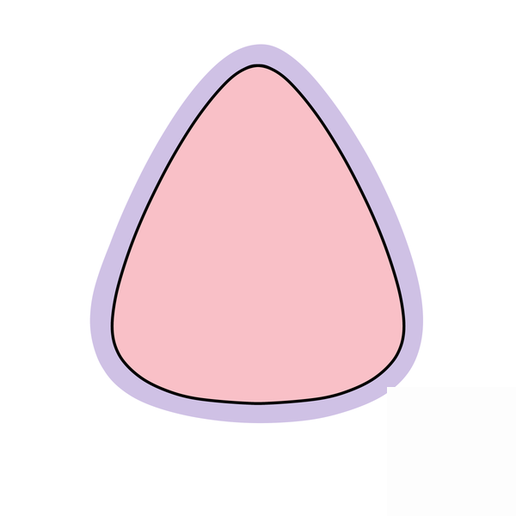 Onigiri Cookie Cutter STL – Cute Rice Ball 3D Print File