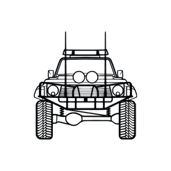 Nissan-Patrol.png Fichier STL Nissan Patrol・Design à télécharger et à imprimer en 3D