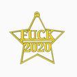 Fuck 2020 Christmas Star pic 1.jpg FUCK 2020 Christmas Star Ornament