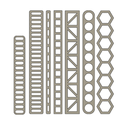 Geometric-Bookmark-Set.png Archivo STL Juego de marcapáginas geométricos・Objeto para impresora 3D para descargar