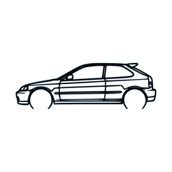 2000-Civic-Type-R.png Fichier STL 2000 Civic Type R・Objet pour impression 3D à télécharger