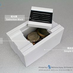 28af3402eb0f506c3ff8e607f3301dd3_display_large.jpg Fichier STL gratuit Drain banque de pièces de monnaie / 排水溝存錢筒・Design imprimable en 3D à télécharger