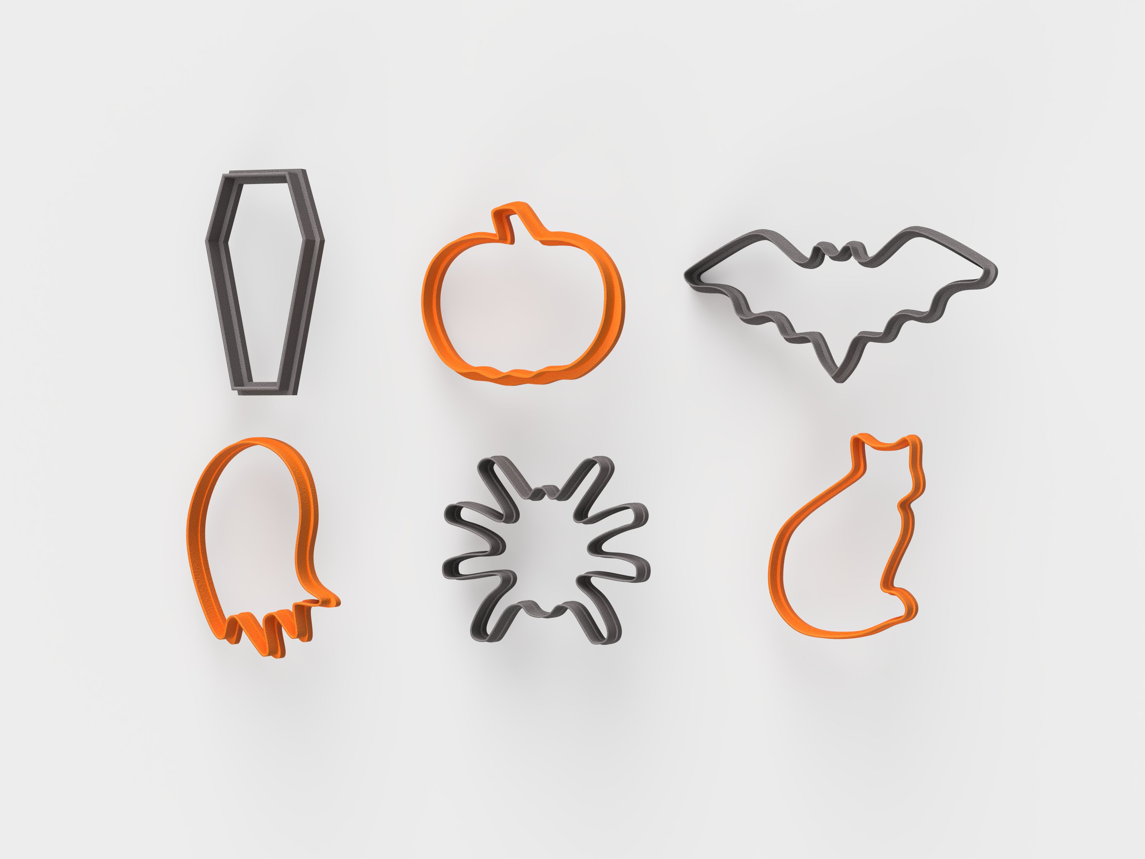 STL file Halloween cookie cutters・3D printer model to download・Cults