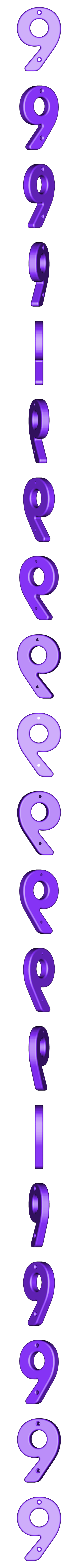 9.stl House Numbers