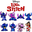 Lilo-y-Stitch.png Lilo and Stitch Keychain - Lilo & Stitch Keychain