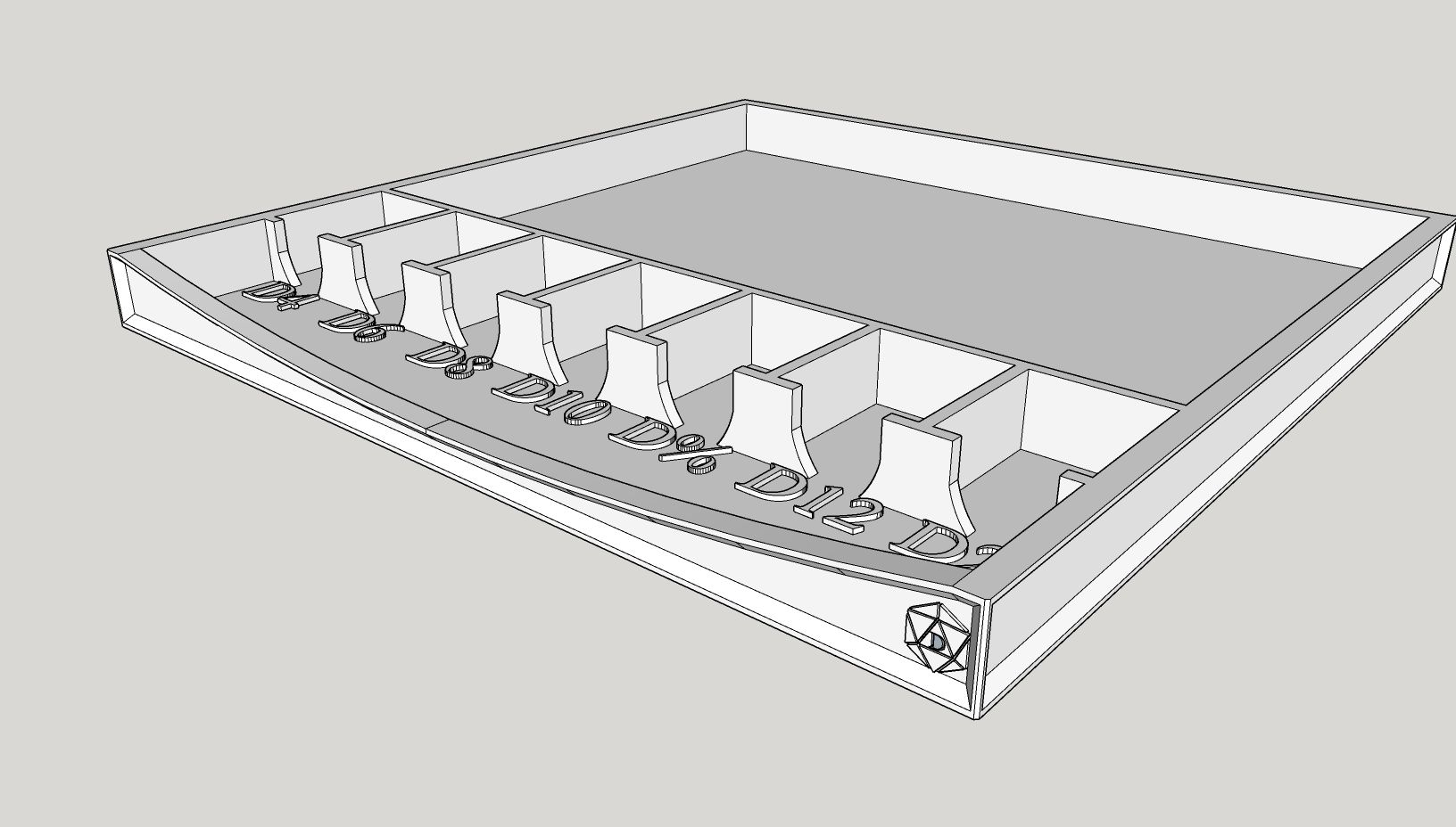 Download STL file Diet Dice Tray • 3D printer template ・ Cults