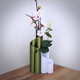 funstl-vase-ribbon-wave-picture-1-nologo.png FUNSTL - Vase Duo Wave Ribbon, Modern design 3MF