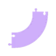 curva.stl 1/64 car track (hot wheels size)