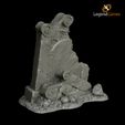 Gothic-Tombstone-4-Broken-Thumbnail-V1.jpg Graveyard Gravestone and Obelisk Marker Pack - LegendGames