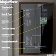 MagicMirror.png MagicMirror frame parts - add-on parts for precise positioning of the TFT display
