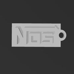 1.jpg STL file NOS Keychain・3D printing template to download