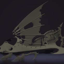 Screenshot_134.jpg 3D file Space elves and dark raiders tantalus spaceship boat・3D printer design to download, kosorokos