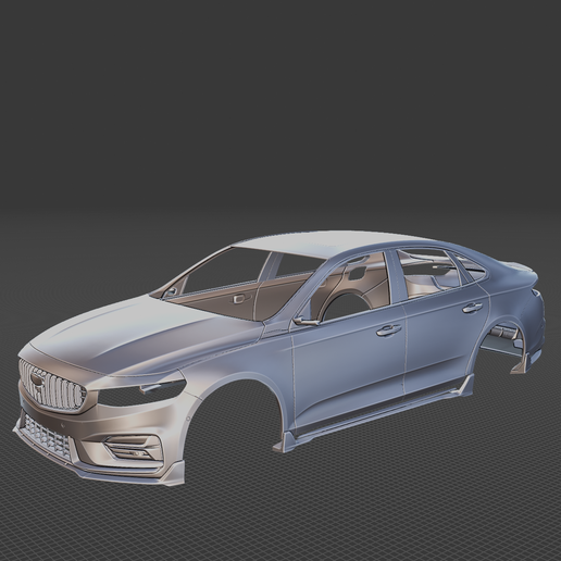 Geely Preface Body 3D Model