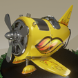 2x.png Stylized Airplane PBR