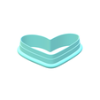 Funky-Heart-2.1.png Funky Heart Cookie Cutter | STL File