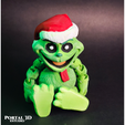 1.png Grinch sorridente /PRINT-IN-PLACE SEM SUPORTE