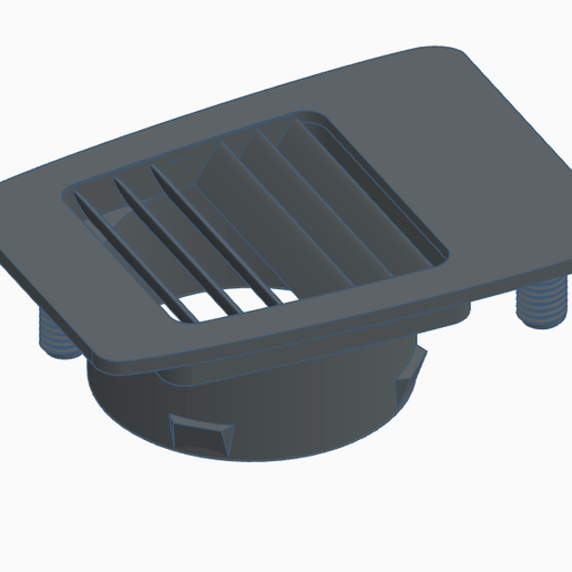 Valiant 65 Dashboard vents 3D model