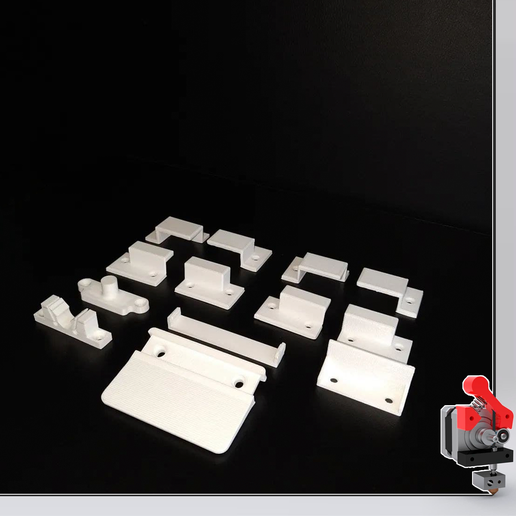 Metal-plastic window accessories 3D model