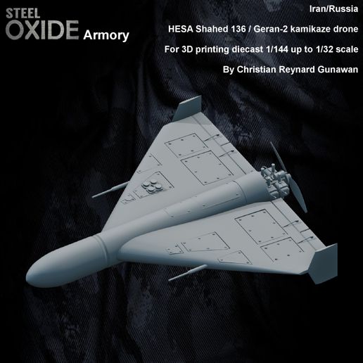Iran/Russia HESA Shahed 136 / Geran-2 kamikaze drone