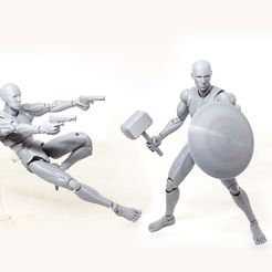 000.jpg Mr figure V02 the 3D printed action figure
