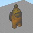 AMONG ALIEN 2.jpg STL file AMONG US ALIEN (HI-RES)・3D print model to download