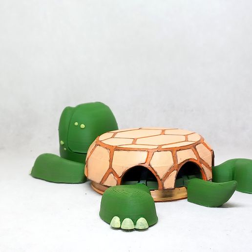010.jpg Turtle cup holder  (No Supports needed)