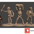 e1128731dadbb4123eed8e0eccbed20a_display_large.jpg STL-Datei 28mm Skeleton Army Undead Giants Miniatures kostenlos herunterladen • 3D-druckbares Modell, BigMrTong
