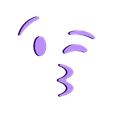 RASGOS.STL Free STL file WhatsApp Kiss・3D printable object to download