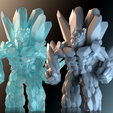 Golem-Thumbnail-2.0.png Ice Golem Elemental Miniature for TTRPG or Miniature Wargame