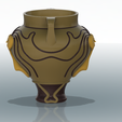 amphora-vase-vessel-321-v16-03.png vase amphora greek cup vessel v321 modern style for 3d print and cnc