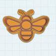 bee-cookie-cutter-polymer.png Bee cutters, bees and honeycomb pattern Cookie cutter, Polymer Clay Cutter, earrings, SET 3 pcs