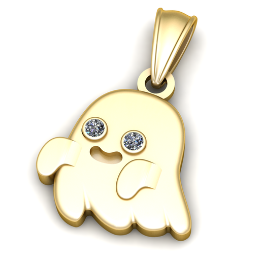 The Glimmering Specter Gold Pendant