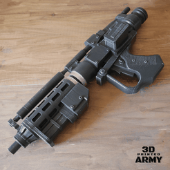e-5-blaster-cults-1.png Fichier STL FUSIL BLASTER POUR DROÏDES E-5・Modèle pour impression 3D à télécharger