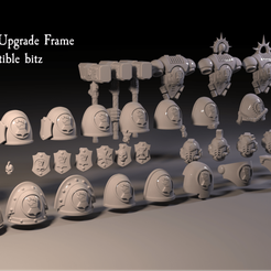 IF_Preview2.png STL-Datei Imperial Fists Upgrade Frame kostenlos・3D-druckbares Design zum herunterladen