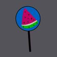 70-cct.jpg Cupcake Topper - watermelon 70