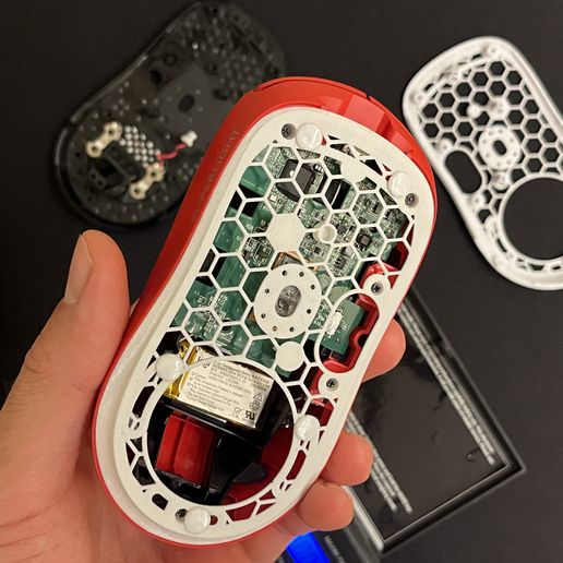 🐁 LOGITECH G PRO X SUPERLIGHT 52 GRAMS MOD・ STL File for 3D printing・Cults