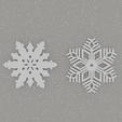therender1.png 2 Snowflakes Coasters