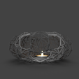 pumkin-Aktuelle-Ansicht.png Halloween Jack-O Lantern Wire Art Home Decor Sculpture for tea light - 3D file for resin printing