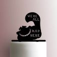 JB_Alice-in-Wonderland-Cheshire-Cat-Were-All-Mad-Here-225-A506-Cake-Topper.jpg ALICE IN WONDERLAND WE ARE ALL MAD HERE ALICE IN WONDERLAND TOPPER