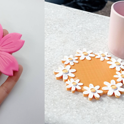 tray.png sakura and flower mini tray coaster