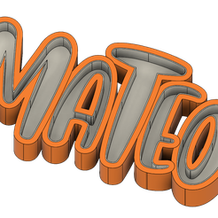 MATEO.png Fichier STL Matthew - Nom de la lampe・Objet imprimable en 3D à télécharger, fariasnai