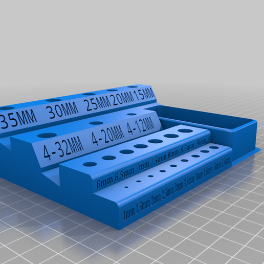 Download free STL file Drill bit stand • 3D printing template ・ Cults