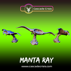 Manta-Ray-Listing-00.png Файл STL Скат Манта・Шаблон для загрузки и 3D-печати