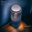 TELA_Table-lamp_blue_top1.jpg TELA  |  Table lamp E14 & E27 & E26 fast print