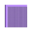 quater-grid-circles.stl LED RGB Matrix WS2812B ESP32 WLED 32x32 round square grid screen IKEA picture frame diffusor sound active