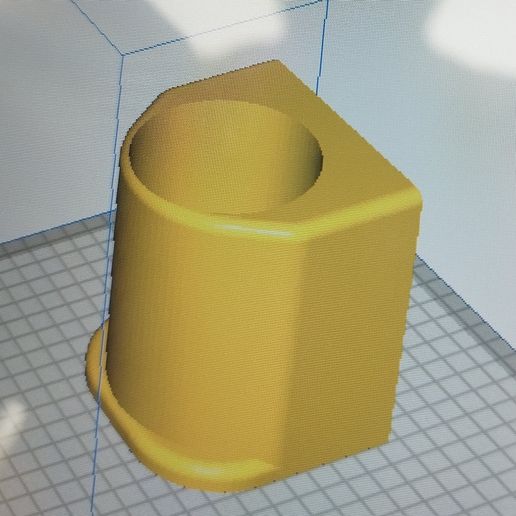 cup holder with suction cup 3D model